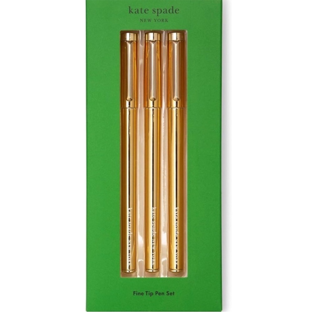 ✍️BNIB Kate Spade Fine Tip Pen Set ✨✍️
